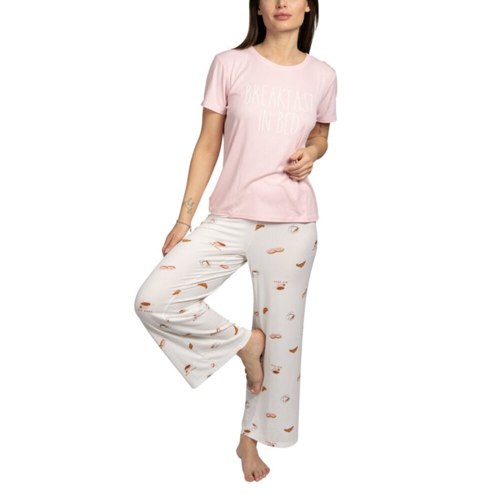 Rae Dunn "BREAKFAST IN BED" Pajamas